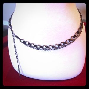 🖤 Vintage Black double chain link belt